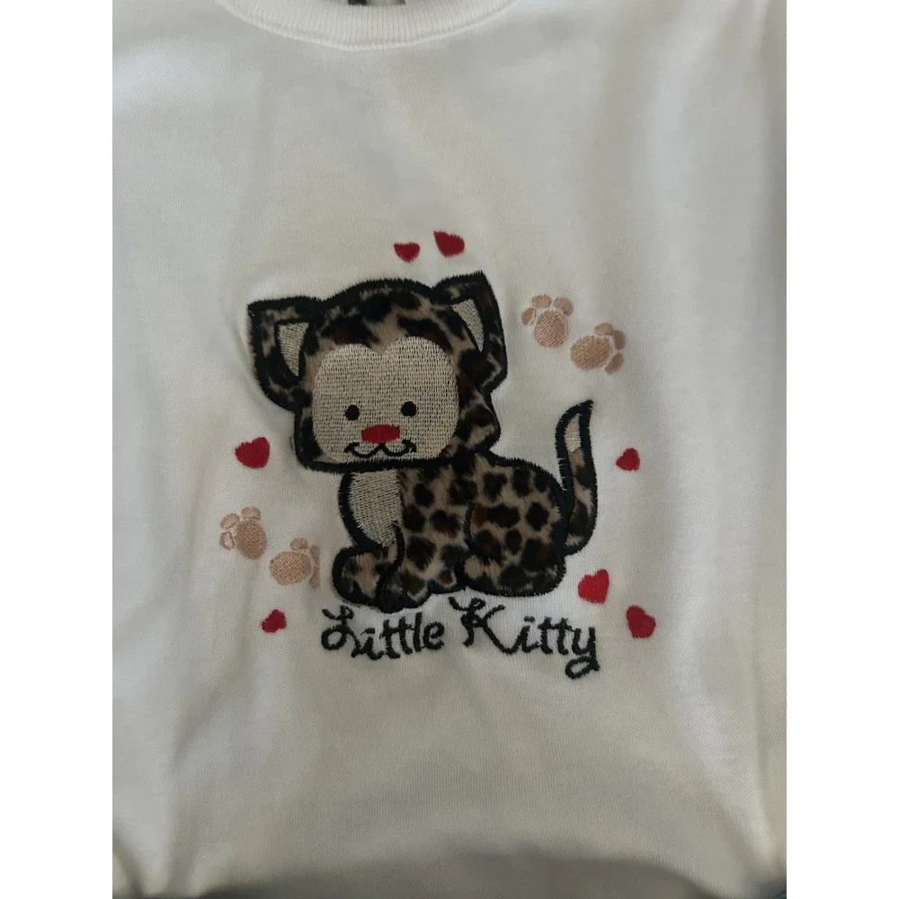 Vintage Tumble Bears Toddler 2 Pc Outfit Size 4T Featuring Button Connections